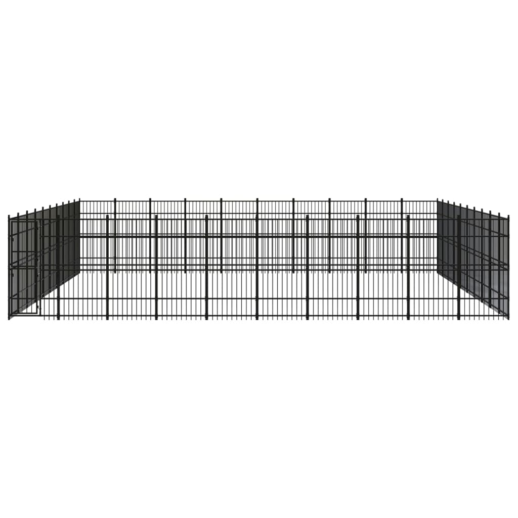 Hondenkennel 92,16 M² Staal 960 x 960 x 200 cm