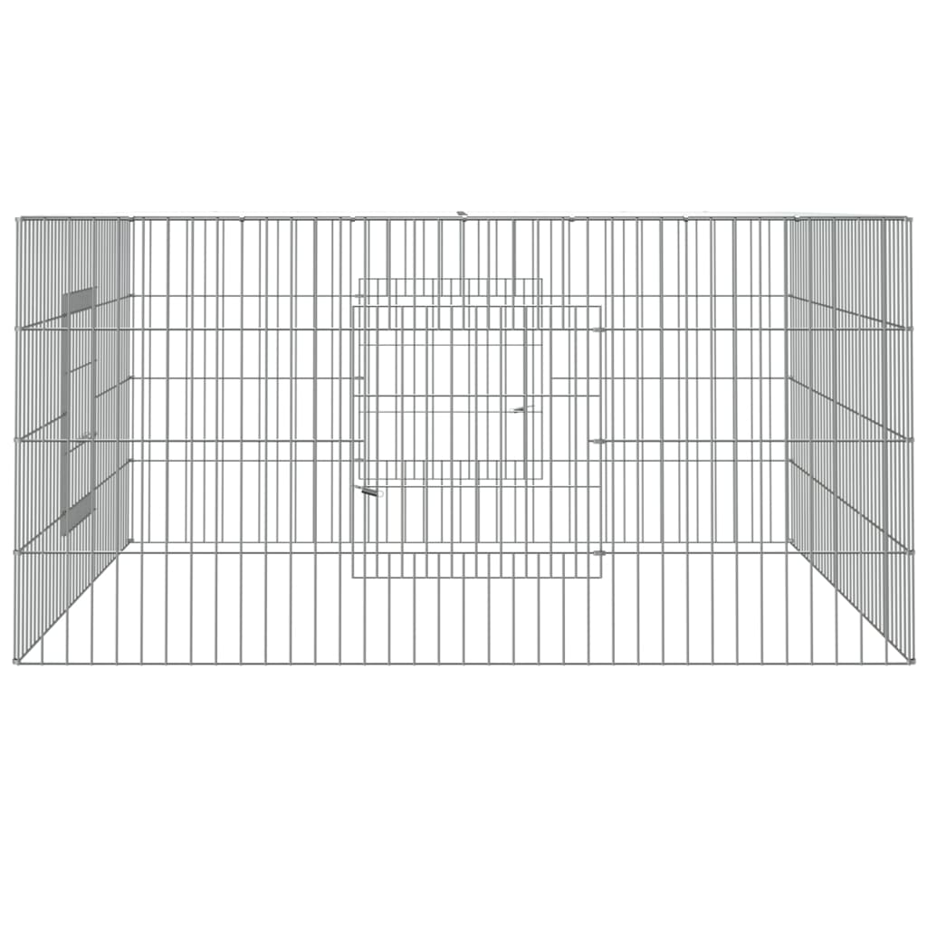 Konijnenkooi 110X110X55 Cm Gegalvaniseerd Ijzer 110 x 110 x 55 cm