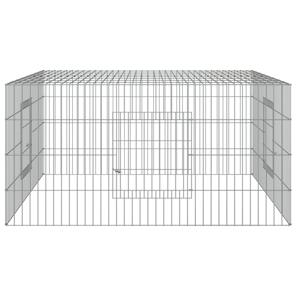 Konijnenkooi 110X110X55 Cm Gegalvaniseerd Ijzer 110 x 110 x 55 cm