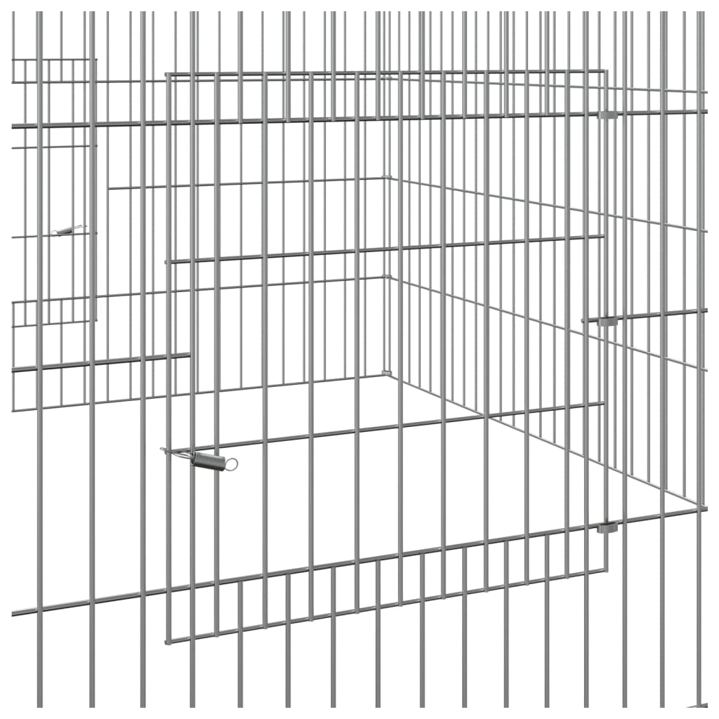 Konijnenkooi 110X110X55 Cm Gegalvaniseerd Ijzer 110 x 110 x 55 cm