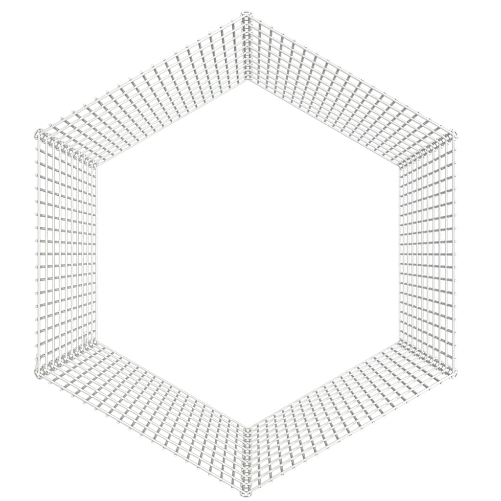 Dierenverblijf 6 panelen 54x100 cm gegalvaniseerd ijzer