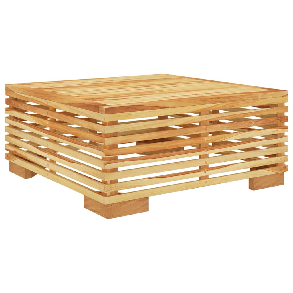 9-Delige Loungeset Met Kussens Massief Teakhout Donkergrijs 4x hoek + 4x midden + Tafel
