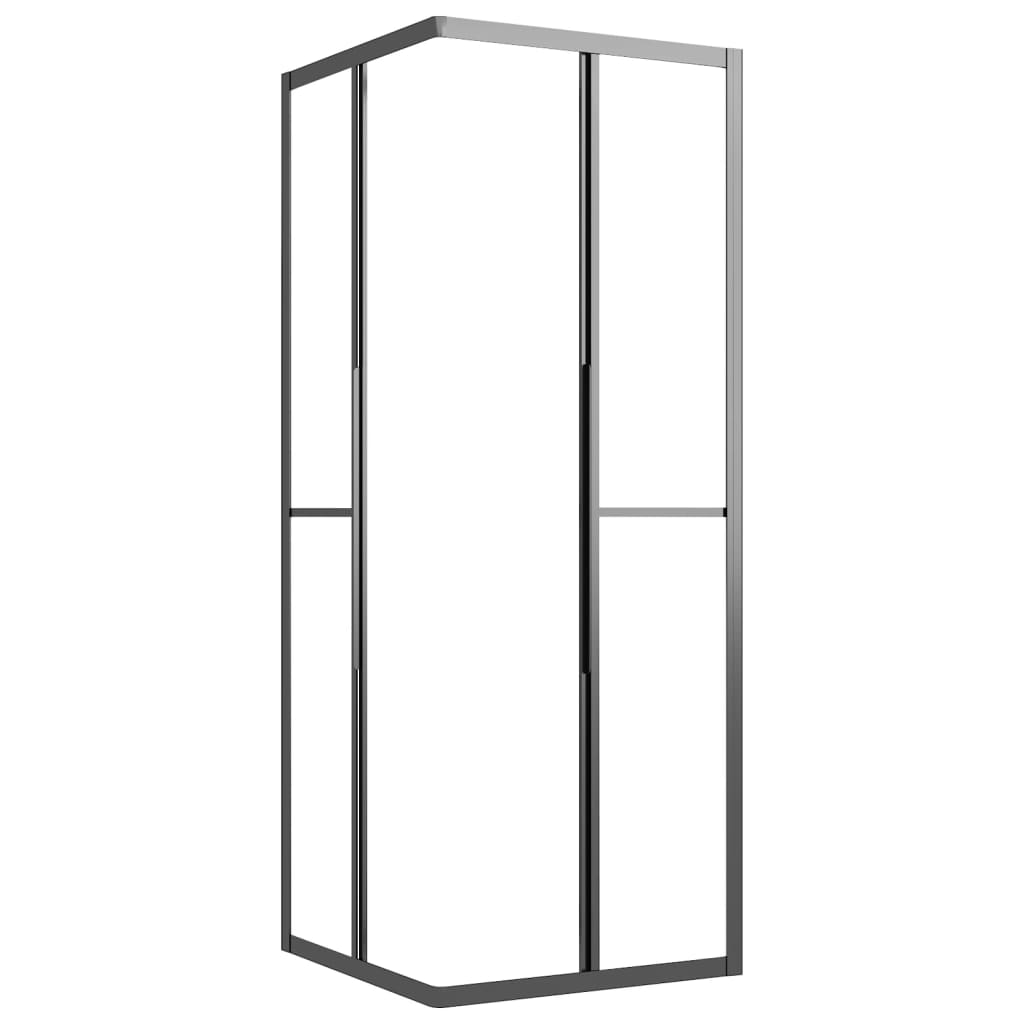 Douchecabine 70x70x180 cm mat ESG zwart