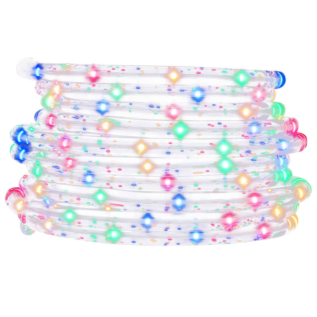 Lichtslinger met 120 LED's meerkleurig 5 m PVC
