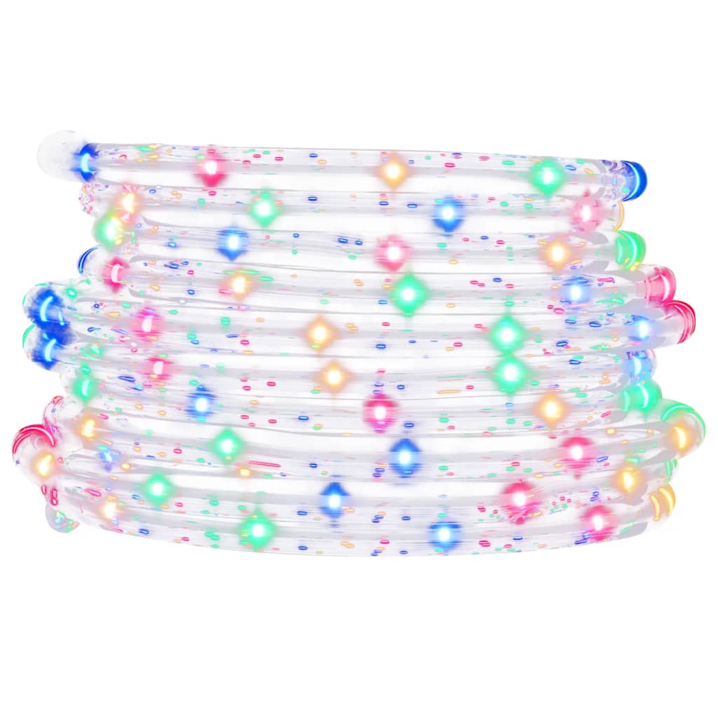Lichtslinger met 240 LED's meerkleurig 10 m PVC
