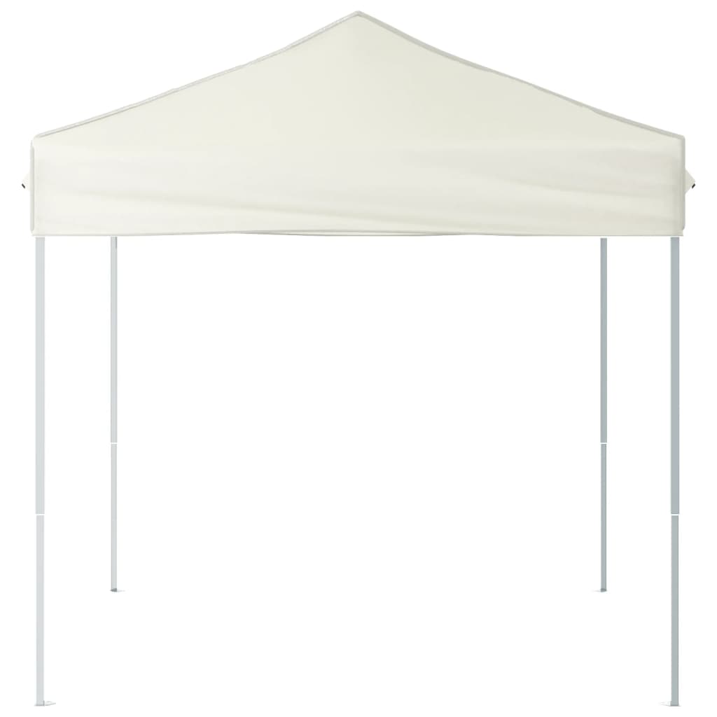 Partytent inklapbaar 2x2 m crèmekleurig