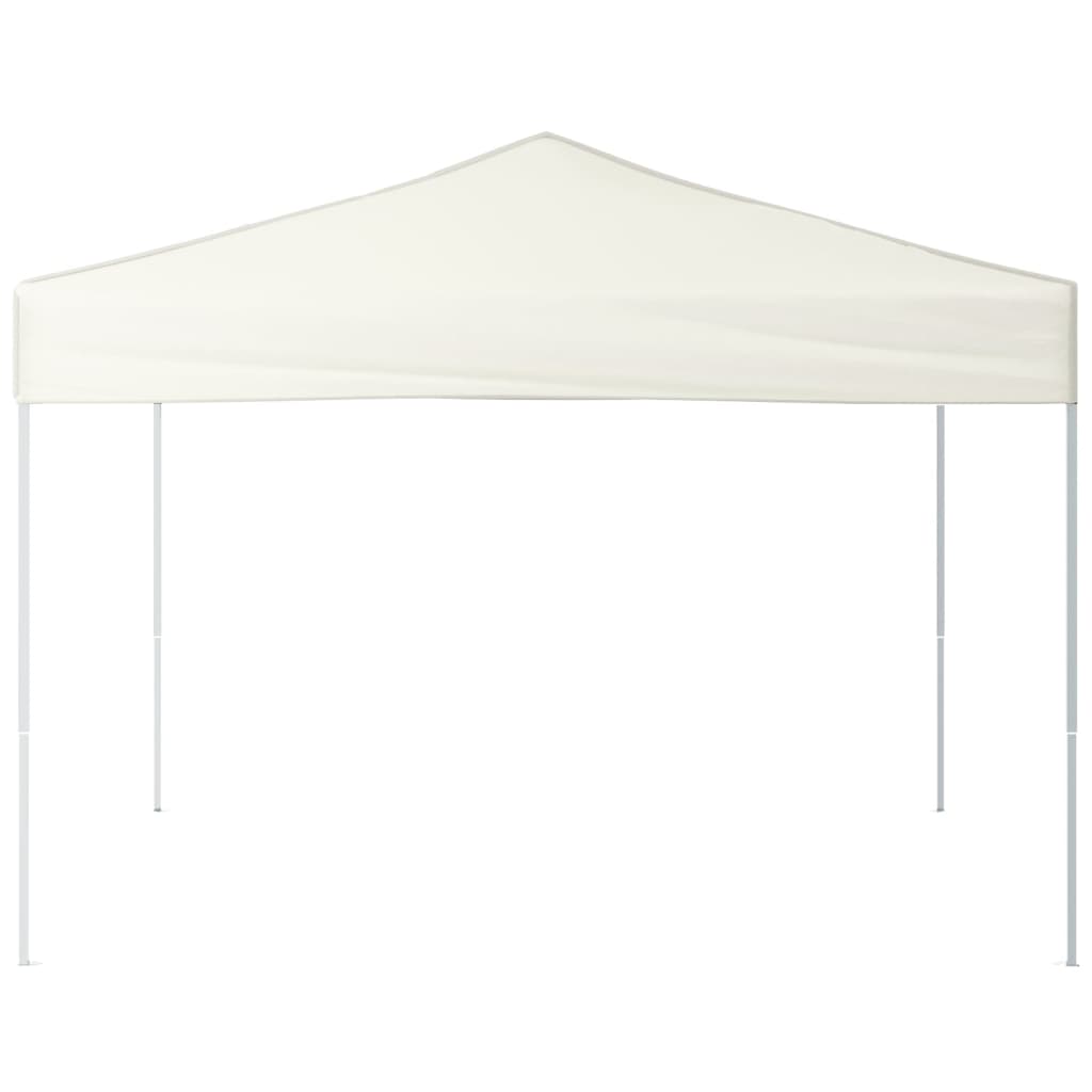 Partytent inklapbaar 3x3 m crèmekleurig