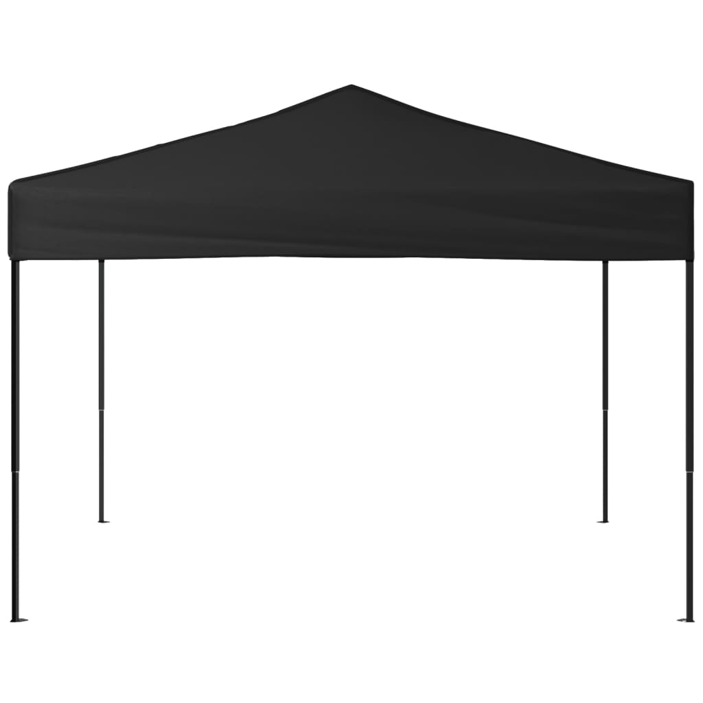 Partytent inklapbaar 3x3 m zwart