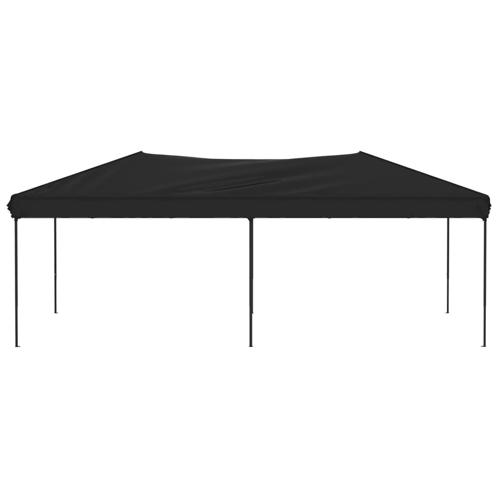 Partytent inklapbaar 3x6 m zwart