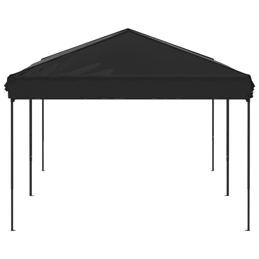 Partytent inklapbaar 3x6 m zwart