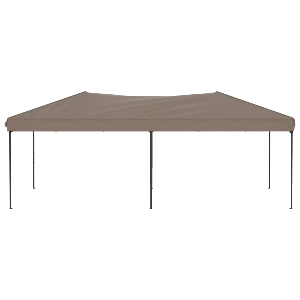 Partytent inklapbaar 3x6 m taupe