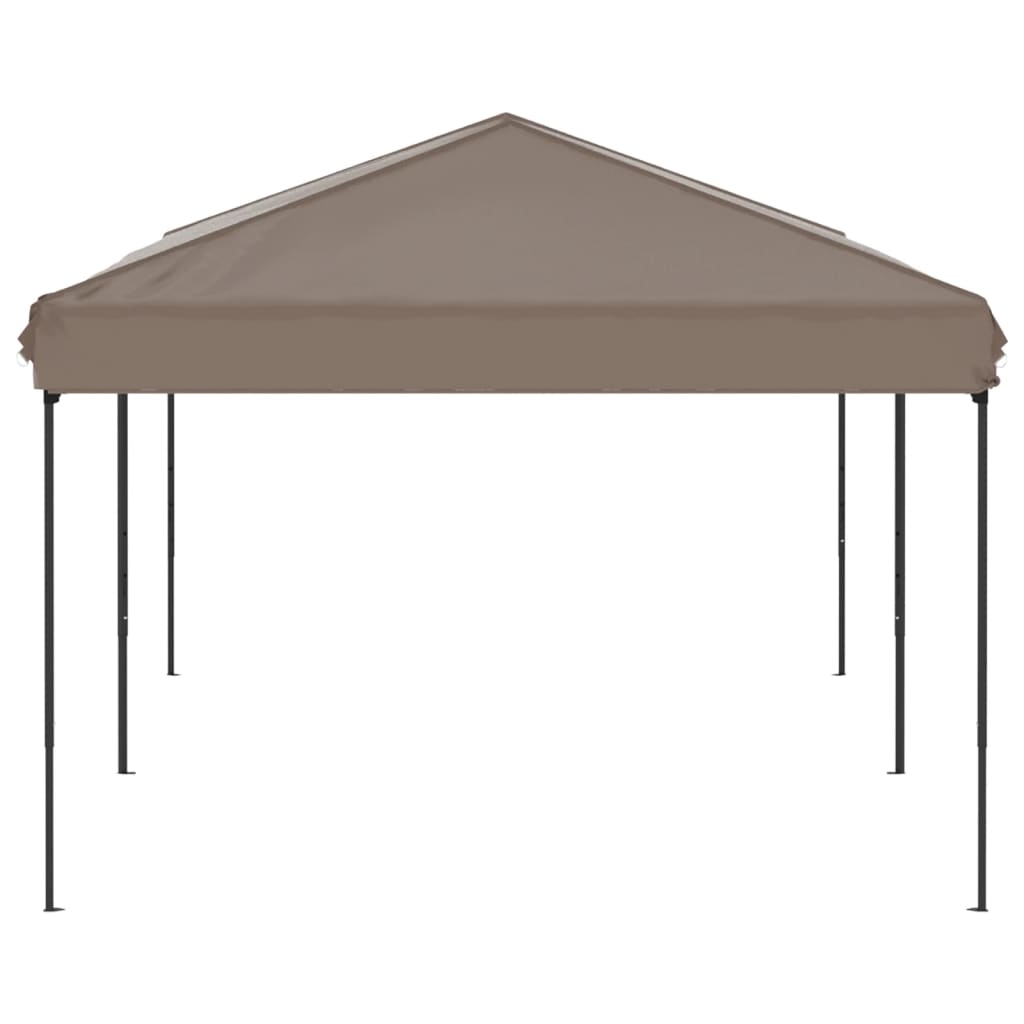 Partytent inklapbaar 3x6 m taupe