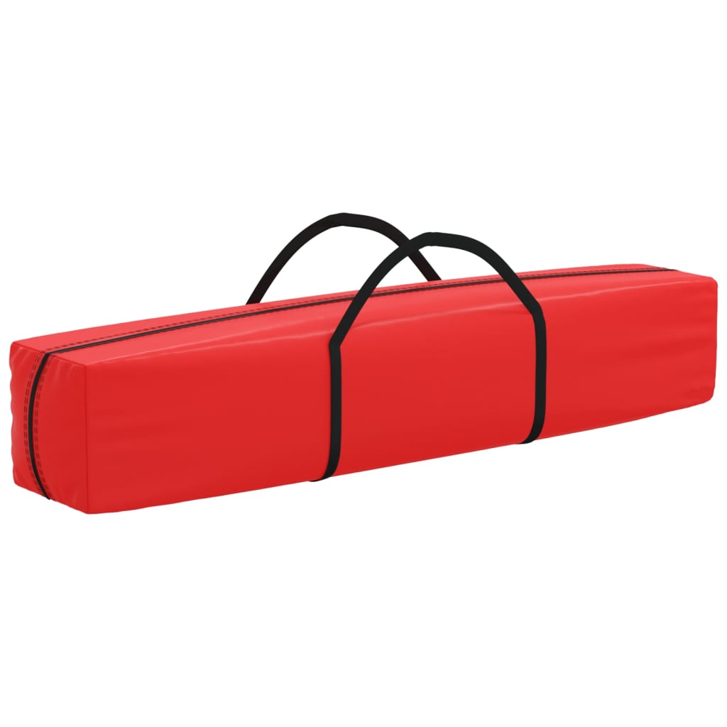 Partytent Inklapbaar Met Zijwanden 3 x 6 m Rood