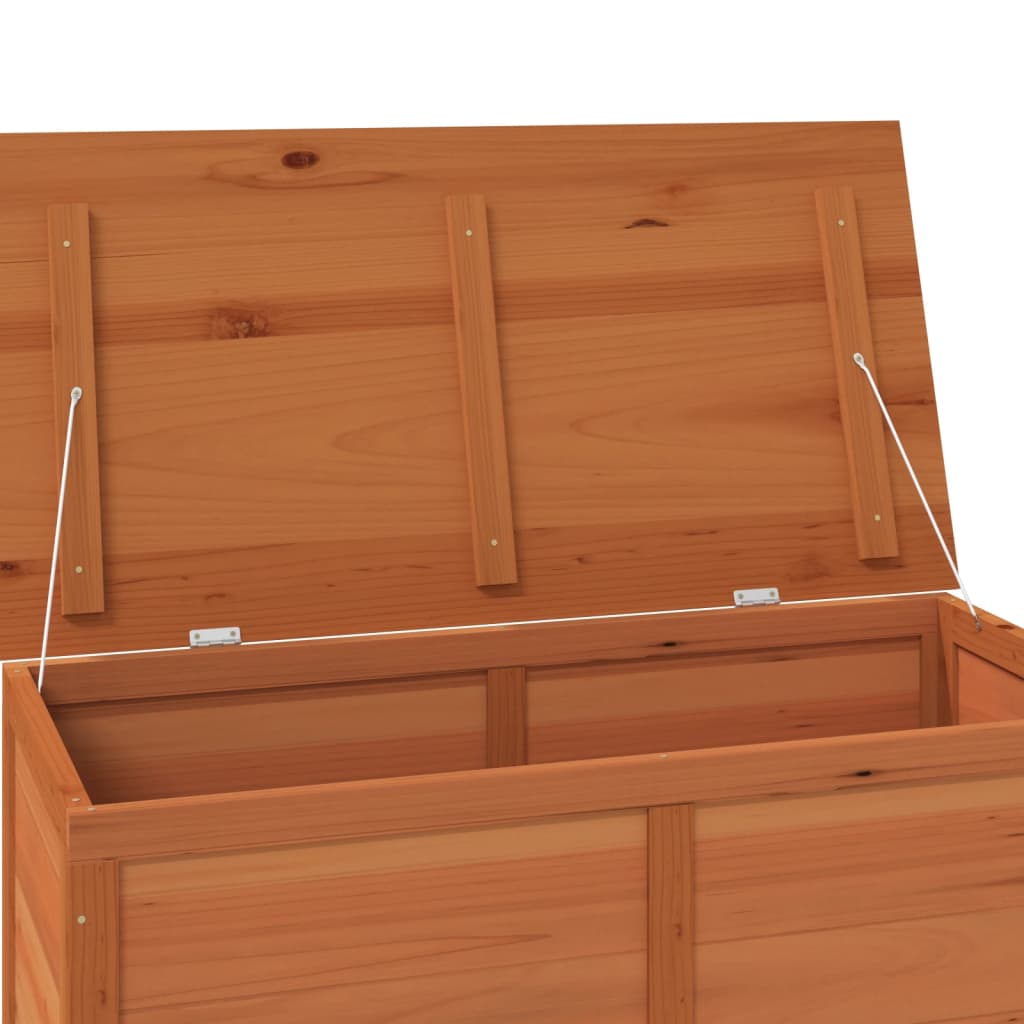 Kussenbox 100x50x56 cm massief vurenhout bruin