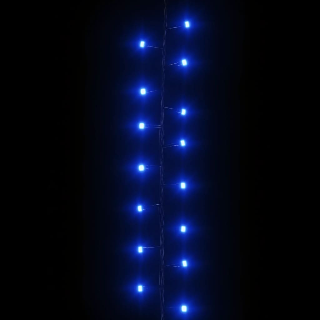 Lichtslinger compact met 2000 LED's blauw 45 m PVC