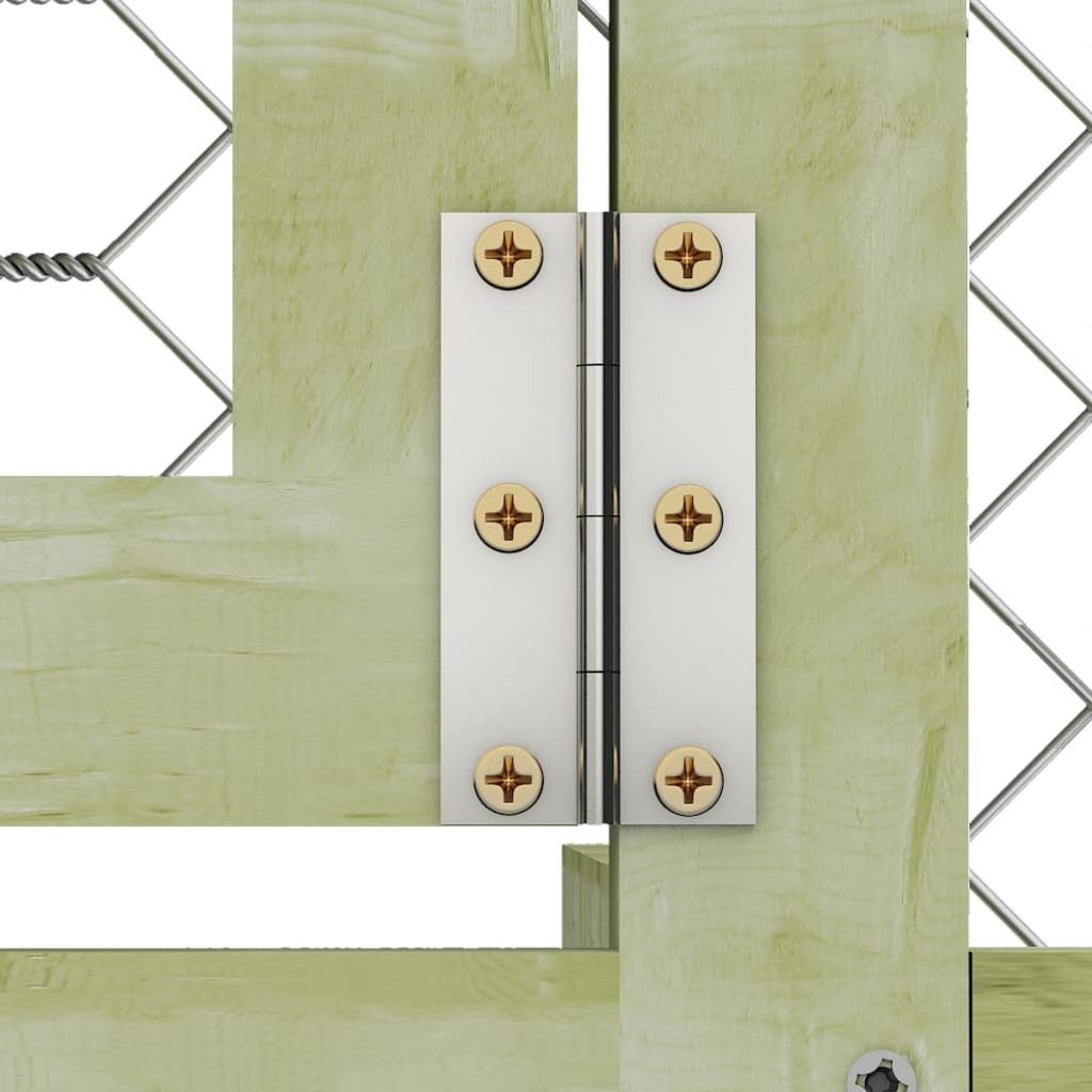 Kippenhok 268x500x190 cm geïmpregneerd massief grenenhout