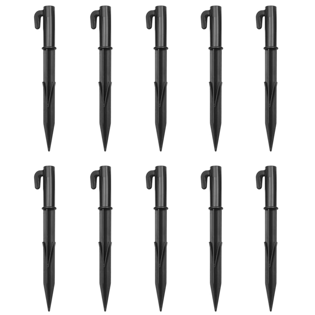 Kerstboom met grondpin 310 LED's blauw 300 cm