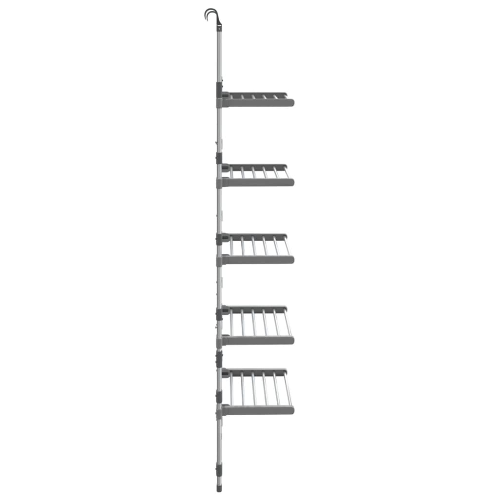 Droogrek 5-laags hangend aluminium