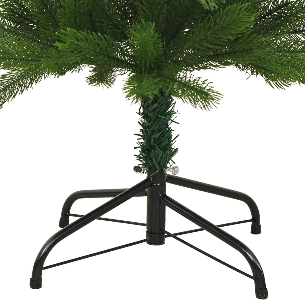 Kunstkerstboom met standaard smal 210 cm PE