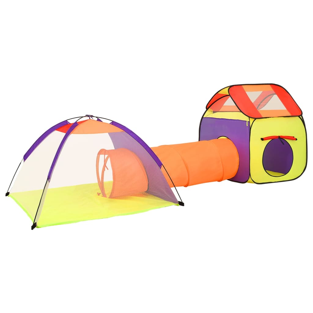 Kinderspeeltent Met 250 Ballen 338X23X Cm Meerkleurig Meerkleurig 2