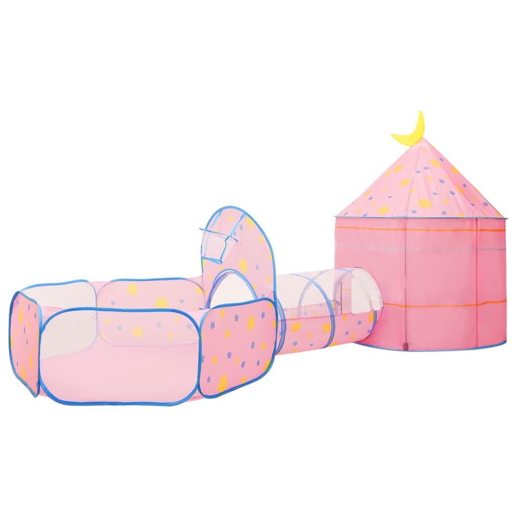 Kinderspeeltent Met 250 Ballen 30X20X28 Cm Roze Meerkleurig 2