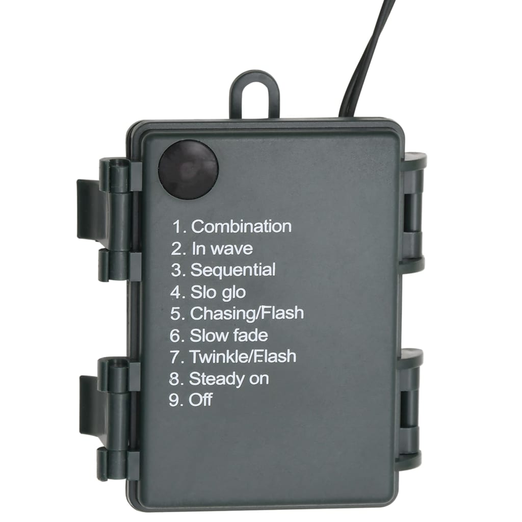 Kerstkrans met LED-lampjes 60 cm PVC groen