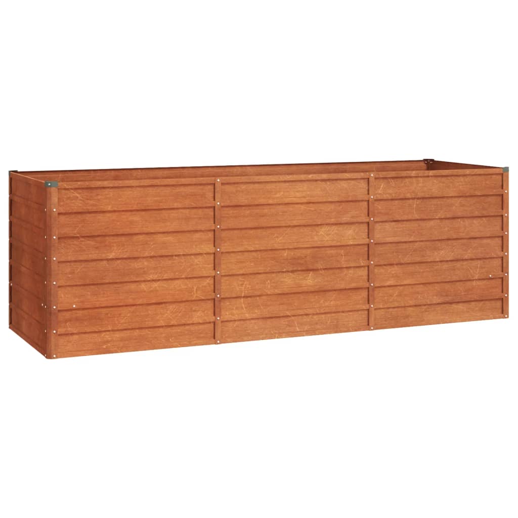 Plantenbak Verhoogd 240X80X77 Cm Cortenstaal Roestig 1 240 x 80 x 77 cm