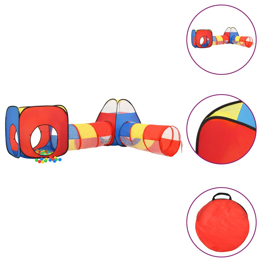 Kinderspeeltent 90X264X90 Cm Meerkleurig Rood