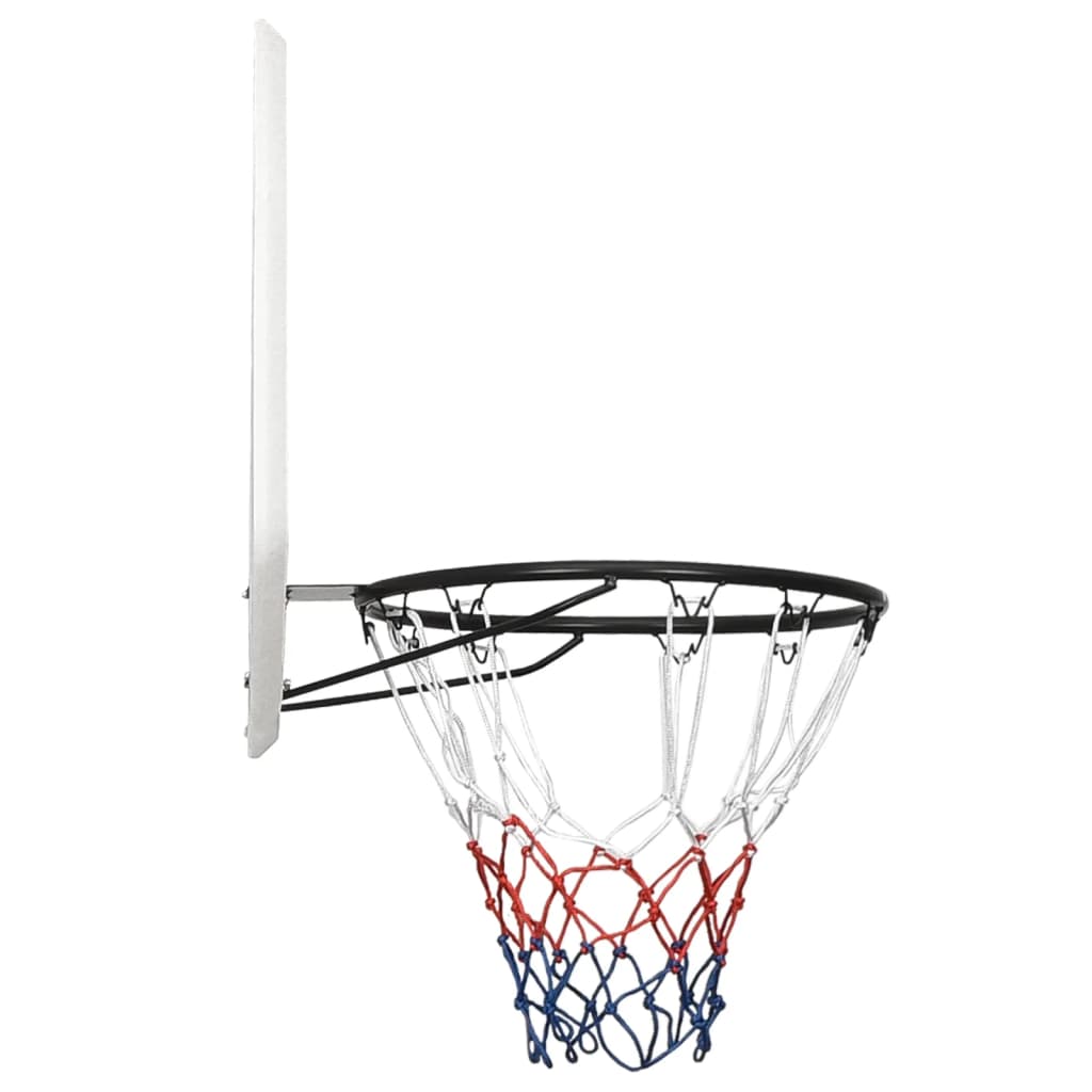 Basketbalbord 90X60X2 Cm Polyetheen Wit