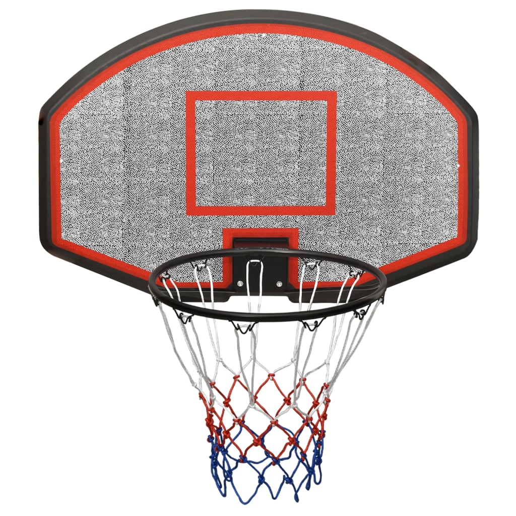 Basketbalbord 90X60X2 Cm Polyetheen Zwart