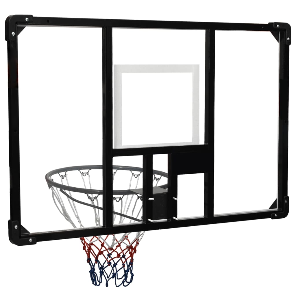 Basketbalbord 106X69X3 Cm Polycarbonaat Transparant