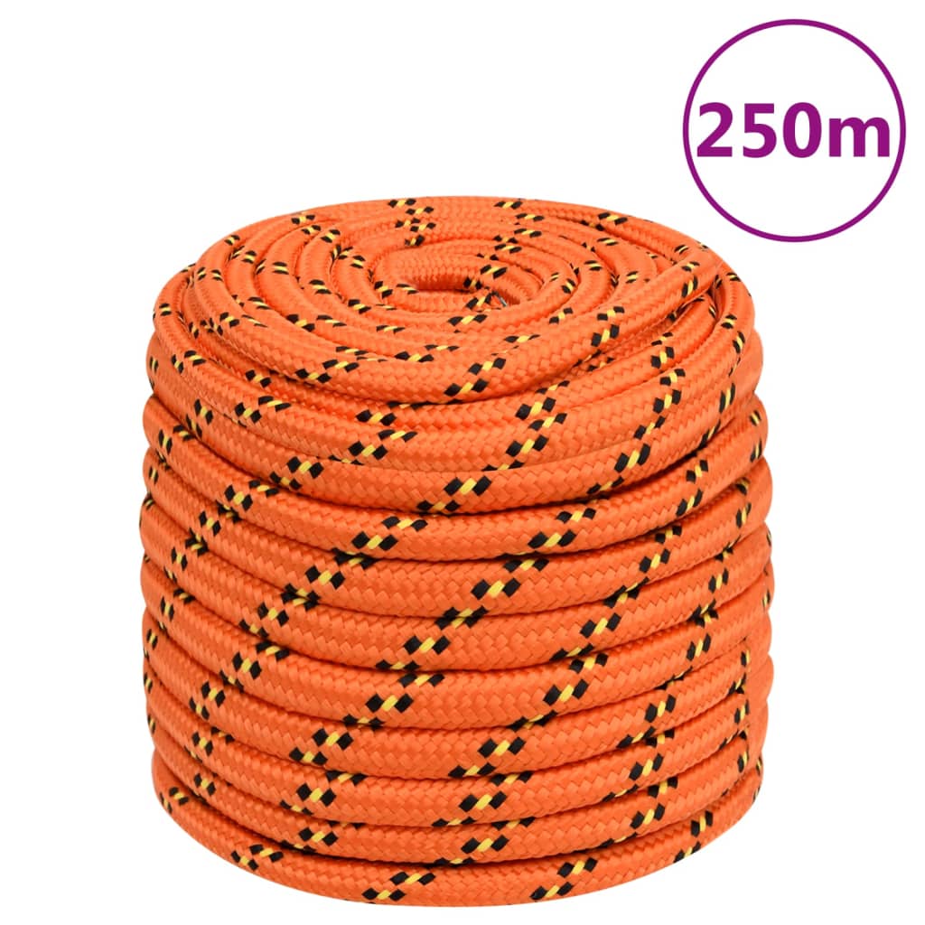 Boottouw 6 Mm Polypropyleen Oranje Orange 16 mm 250 m