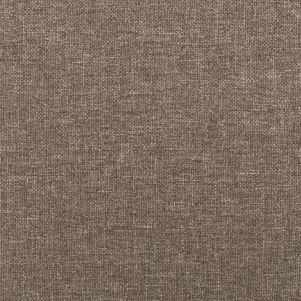 Pocketveringmatras 90X90X20 Cm Stof 90 x 190 cm Taupe