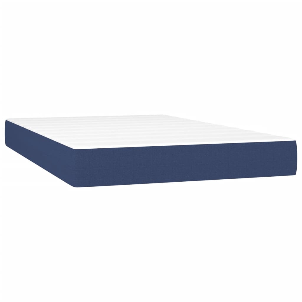 Pocketveringmatras 20X200X20 Cm Stof 120 x 200 cm Blauw