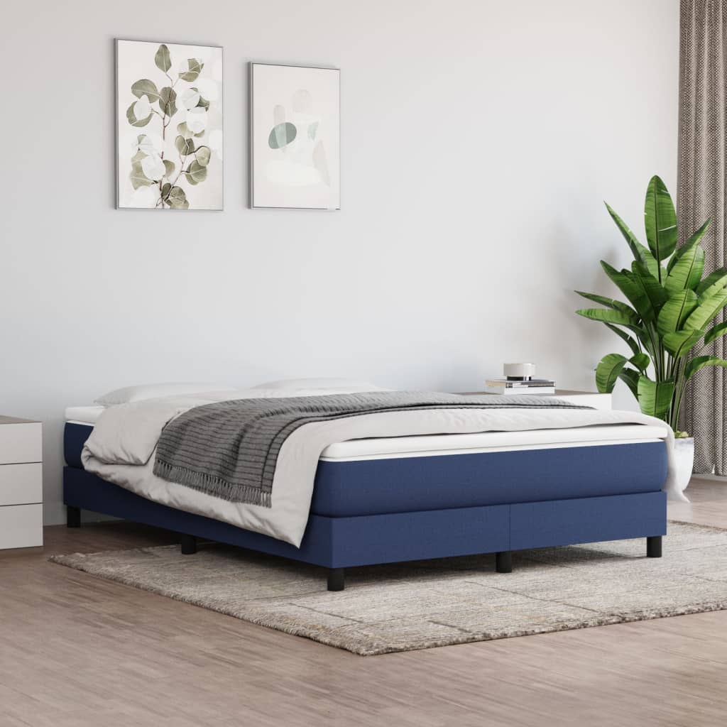 Pocketveringmatras 40X90X20 Cm Stof 140 x 190 cm Blauw