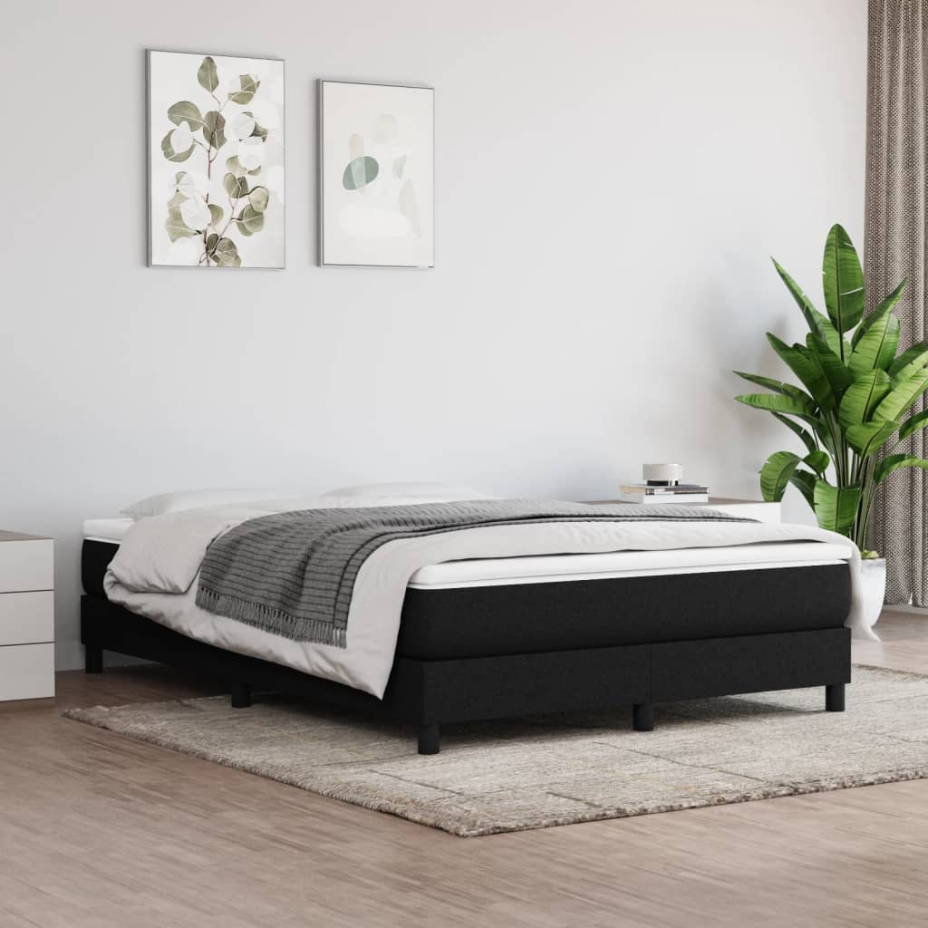 Pocketveringmatras 40X200X20 Cm Stof 140 x 200 cm Zwart