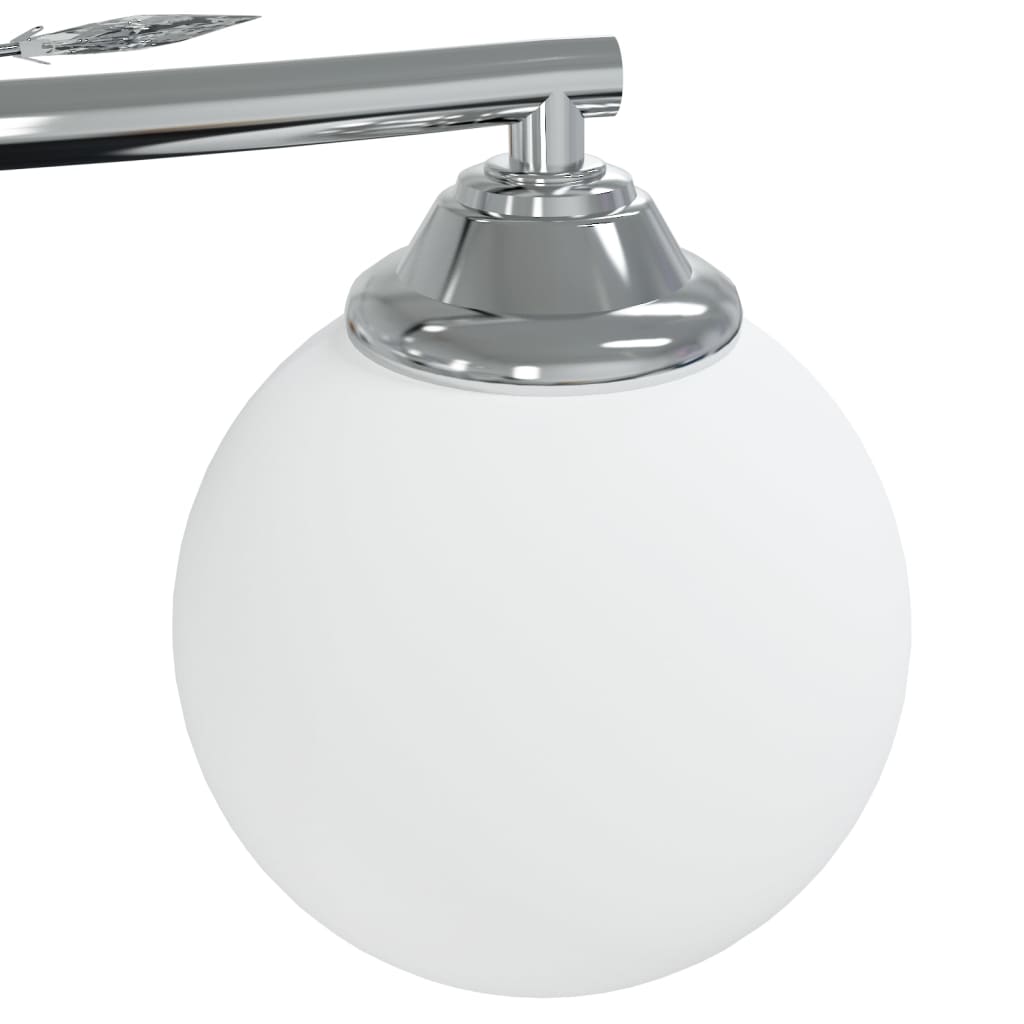 Plafondlamp met glasbollen rond 4xG9