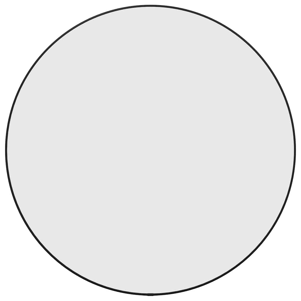 Wandspiegel rond Ø60 cm zwart