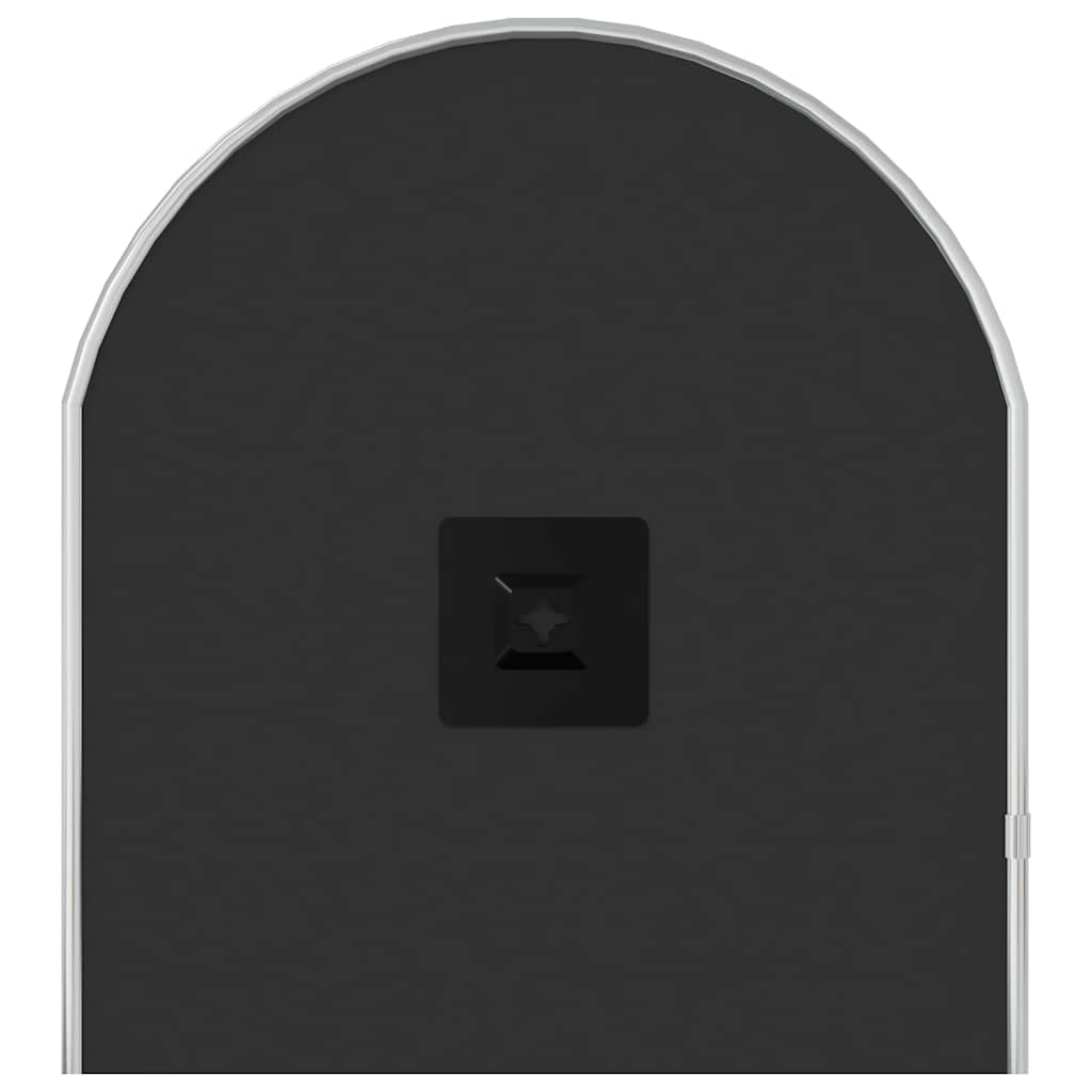 Wandspiegel 70x30 cm ovaal zilverkleurig