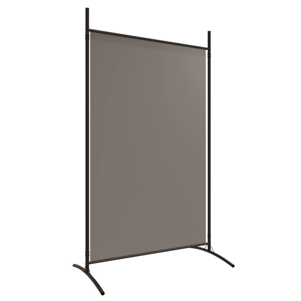 Kamerscherm met 2 panelen 175x180 cm stof antracietkleurig