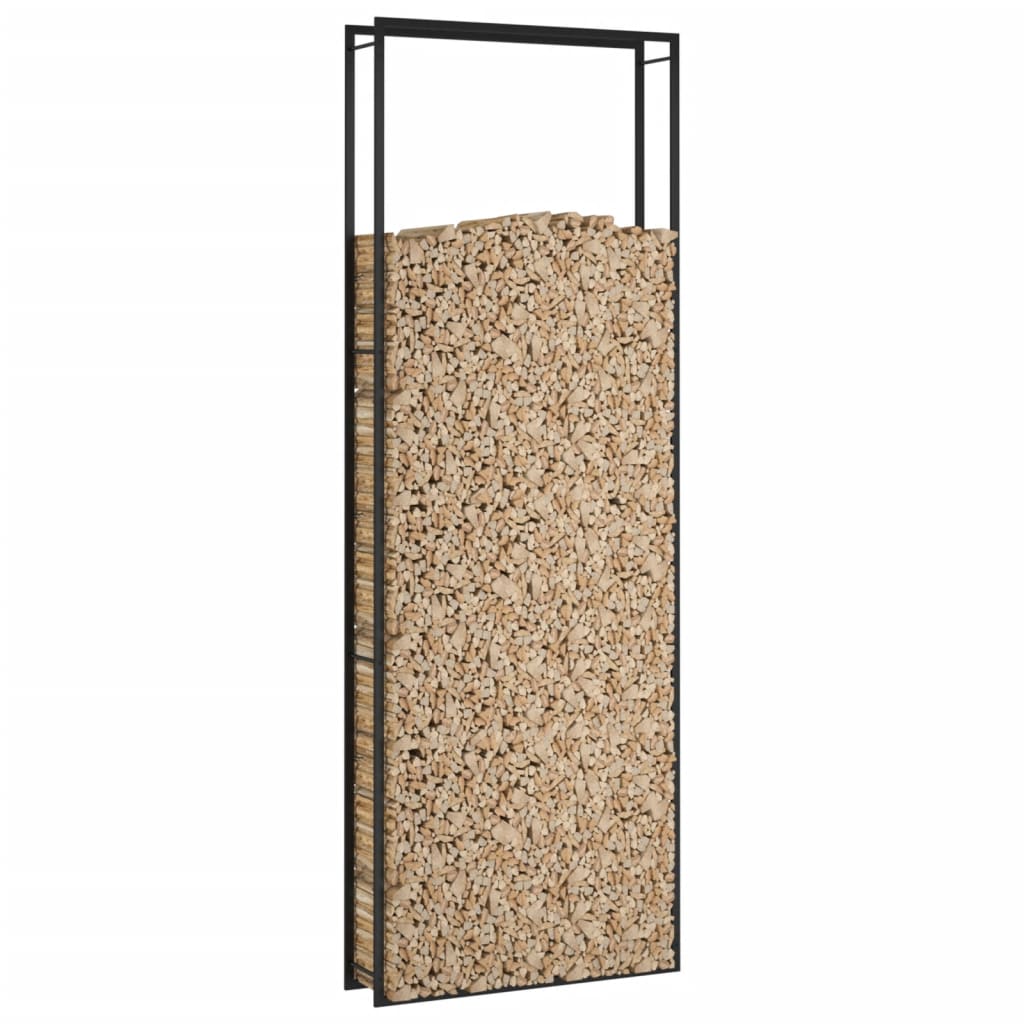 Haardhoutrek 110X28X312 Cm Staal Matzwart 110 x 28 x 312 cm