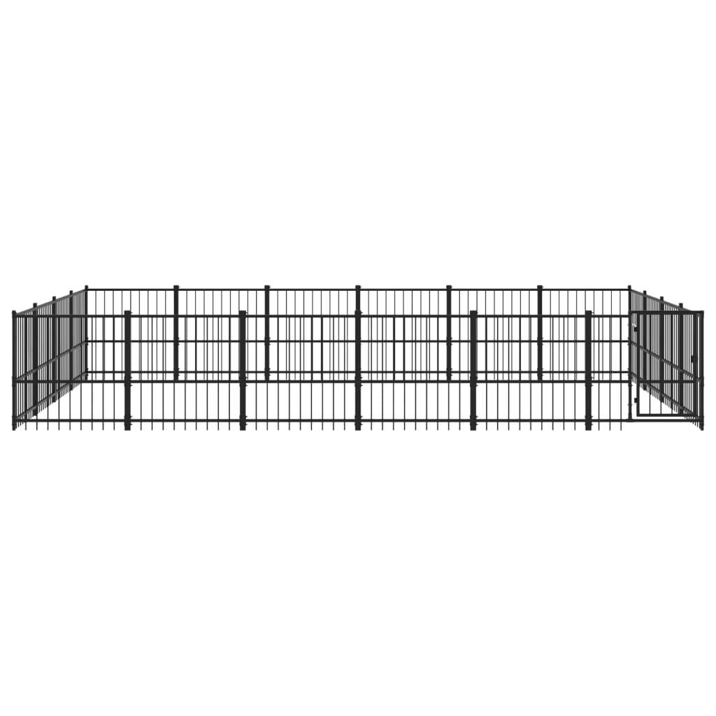 Hondenkennel Voor Buiten 22,58 M² Staal 582 x 388 x 100 cm