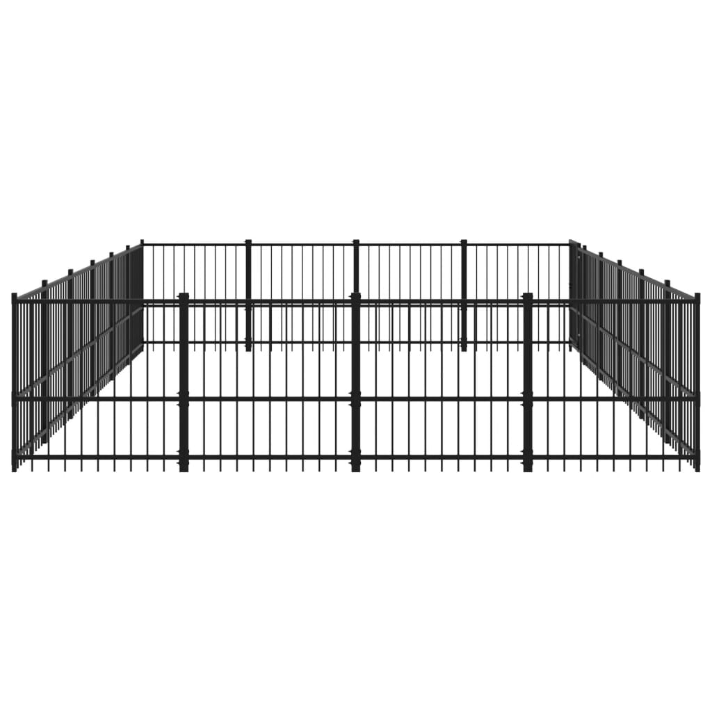 Hondenkennel Voor Buiten 22,58 M² Staal 582 x 388 x 100 cm