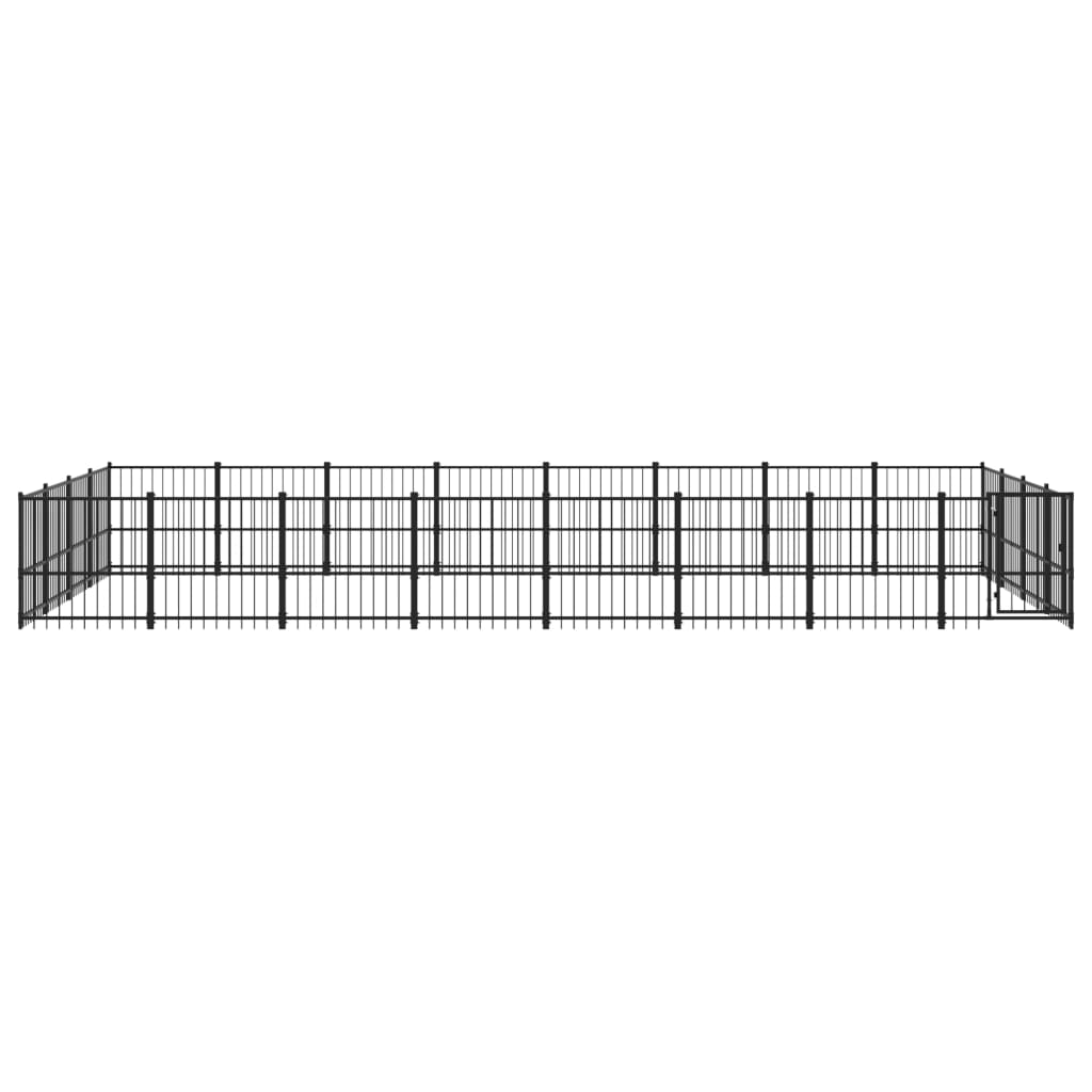 Hondenkennel Voor Buiten 30,11 M² Staal 776 x 388 x 100 cm