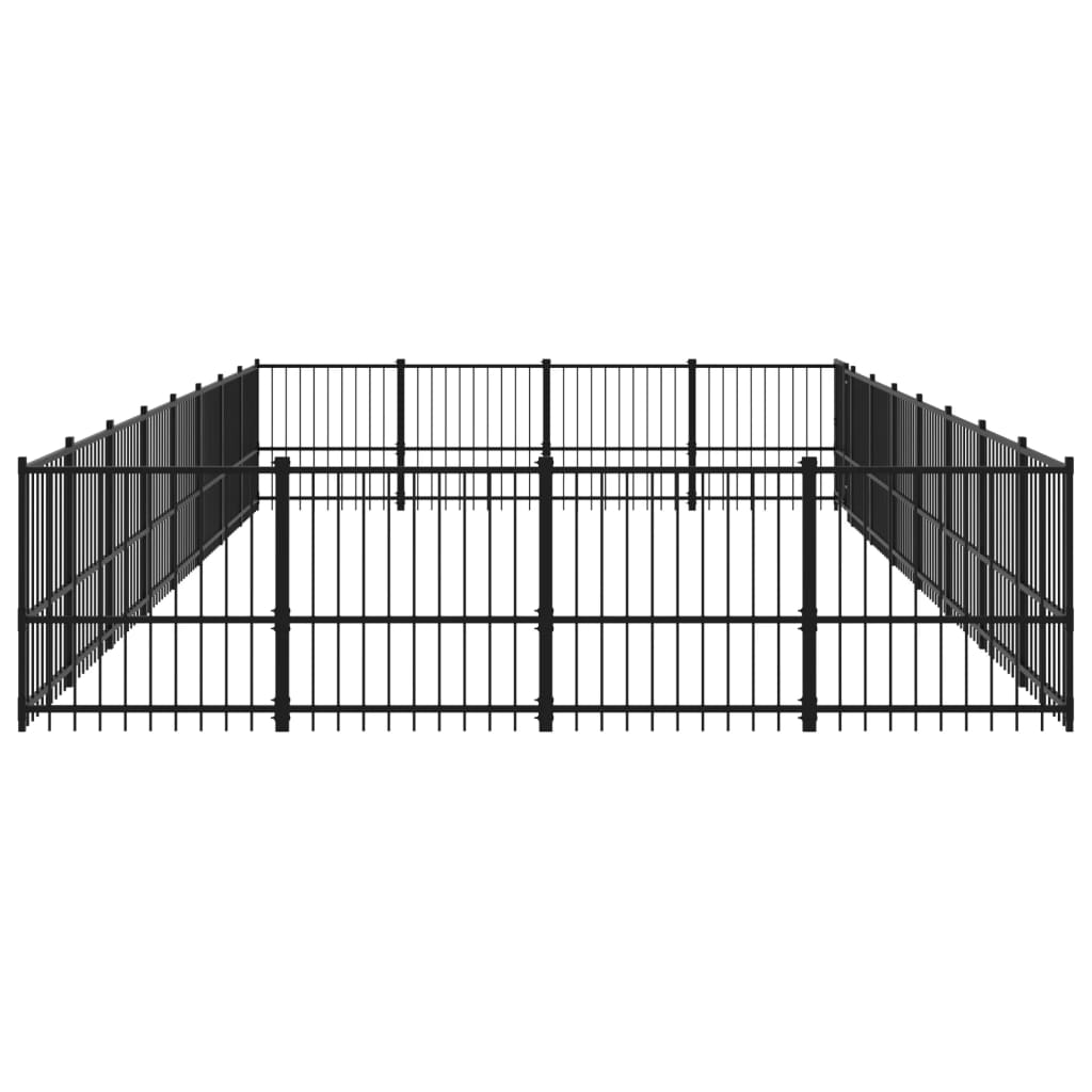 Hondenkennel Voor Buiten 30,11 M² Staal 776 x 388 x 100 cm