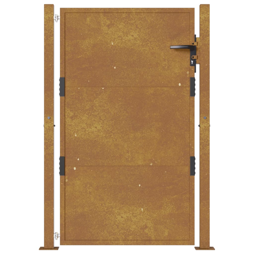 Poort 105x155 cm cortenstaal