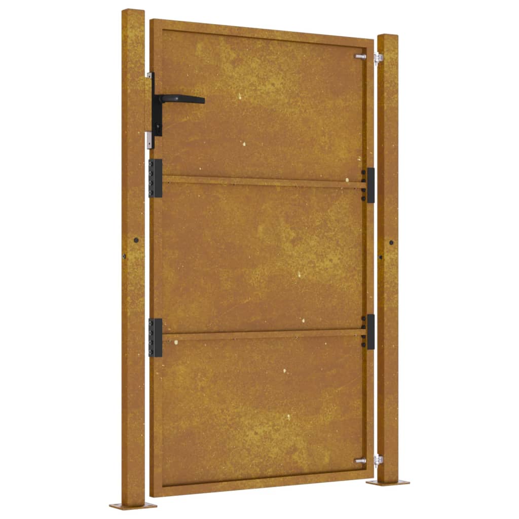 Poort 105x155 cm cortenstaal