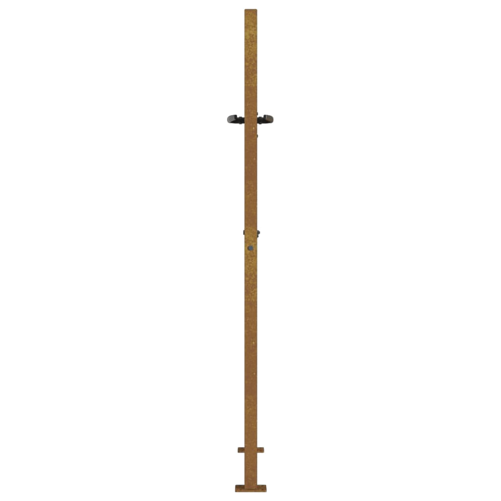 Poort 105x155 cm cortenstaal