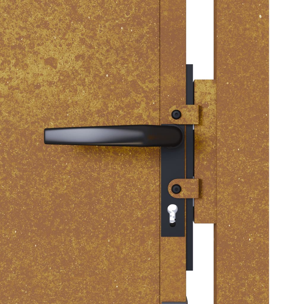 Poort 105x155 cm cortenstaal