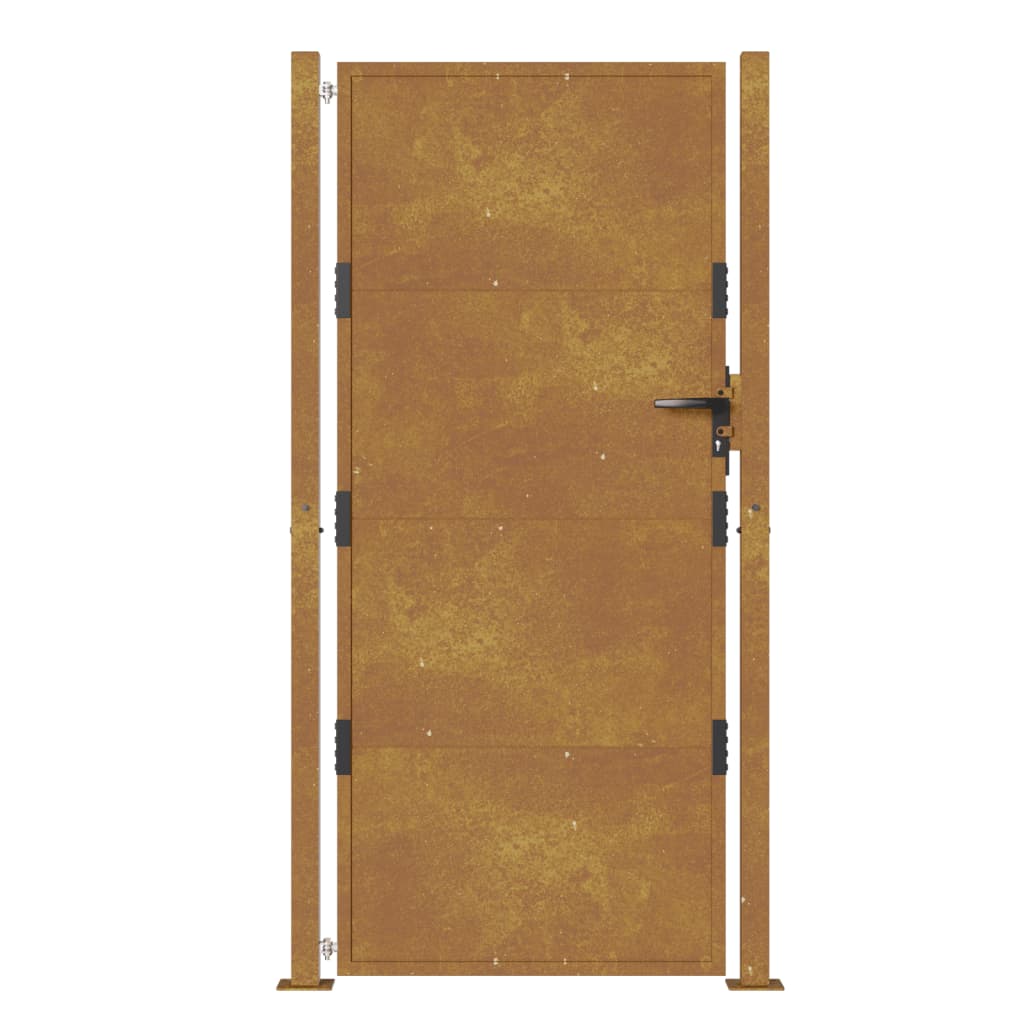 Poort 105x205 cm cortenstaal